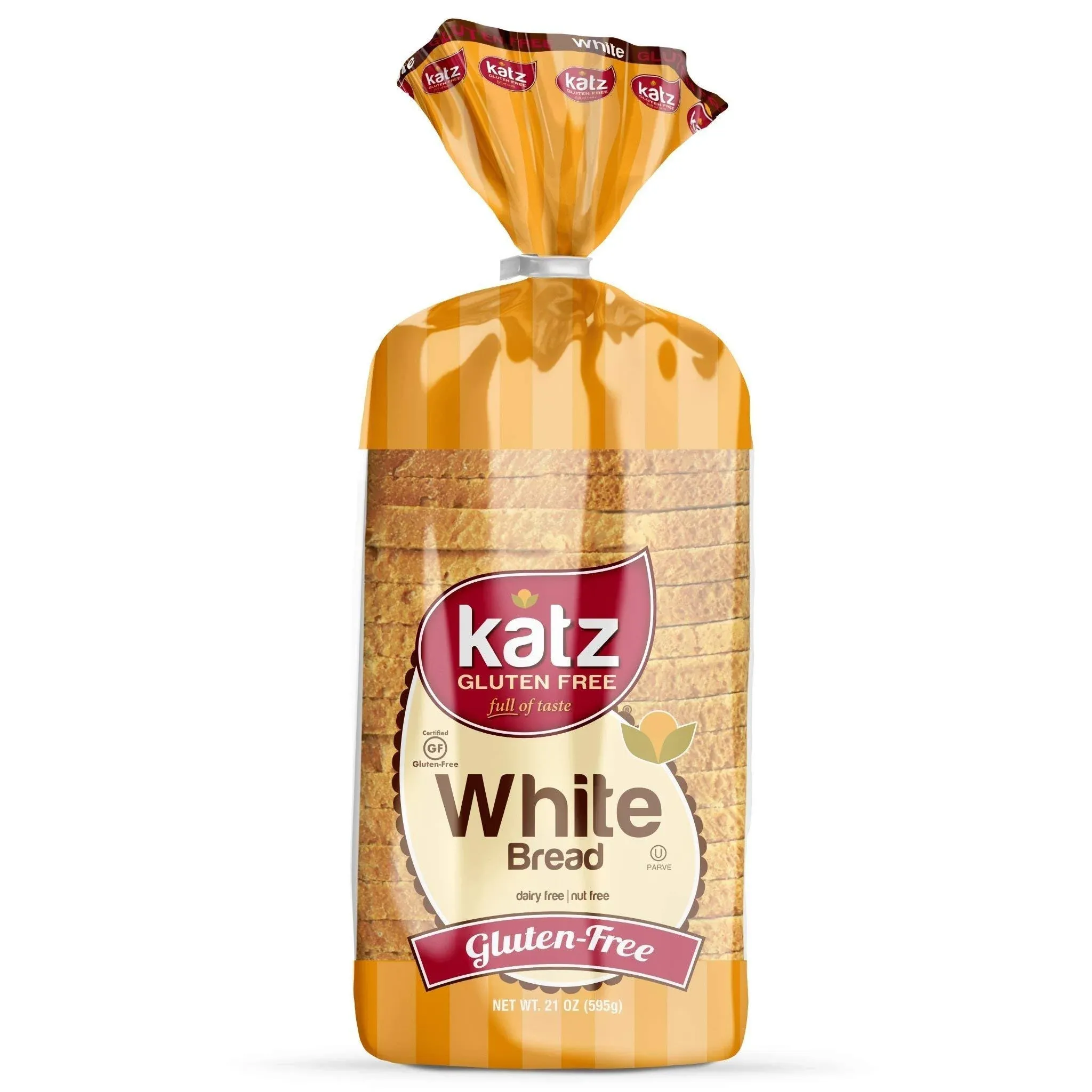 Katz, Gluten Free White Bread, 21 oz