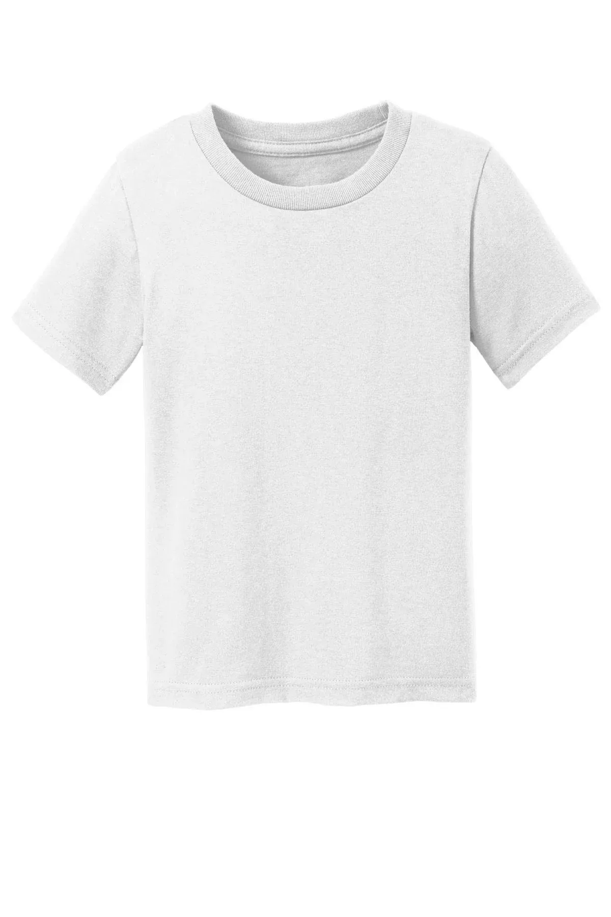 Port & Company CAR54T Toddler Core Cotton Tee - White - 4T