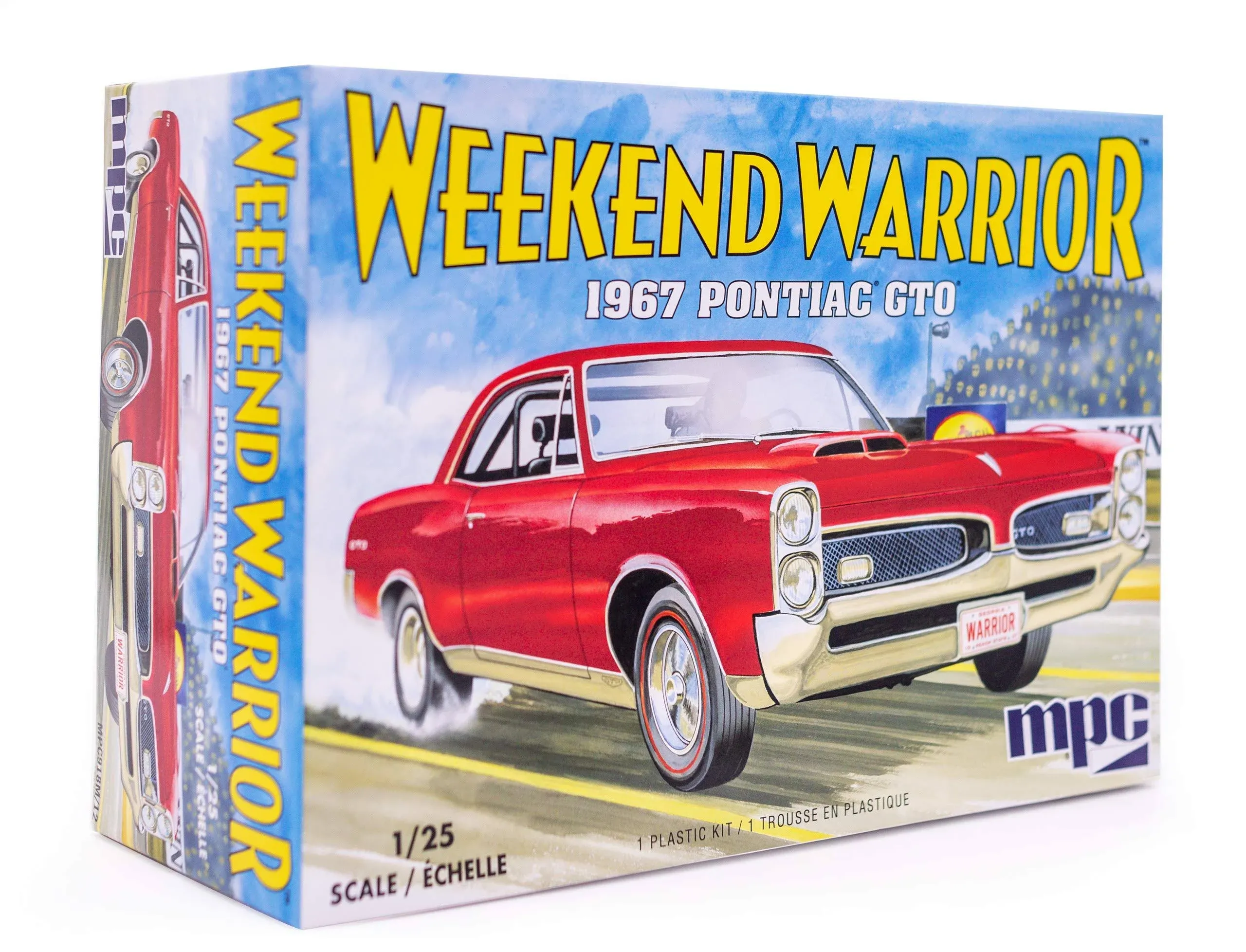 Skill 3 Model Kit 1967 Pontiac GTO Weekend Warrior 3 in 1 Kit 1/25 Scale Model by MPC