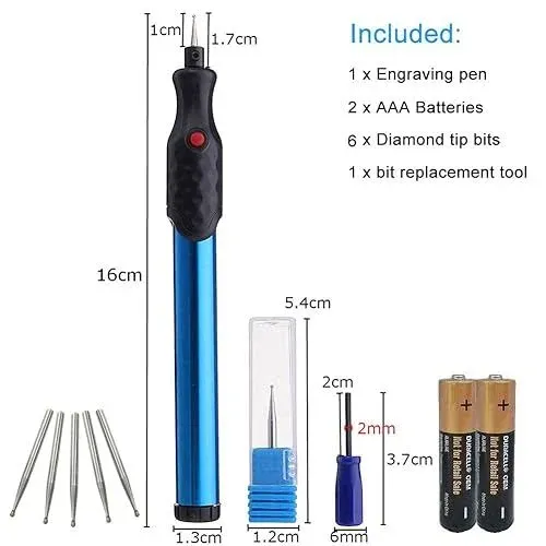 DIY Engraver Pen Electric Engraver Engraving Tools for Jewellery Making,Metal ...