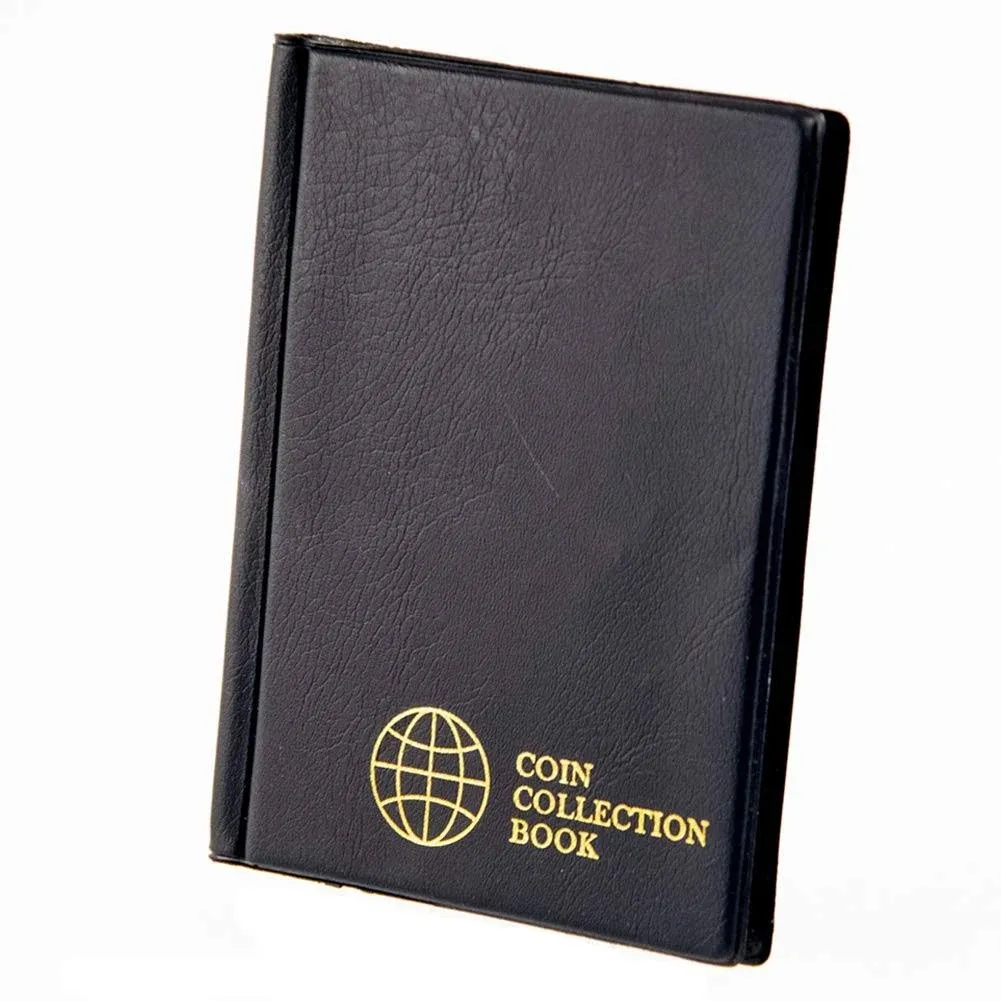 OSOPOLA Coin Storage Album - 120 Pockets Coin Collecting Holder for Collectors Black CS3912