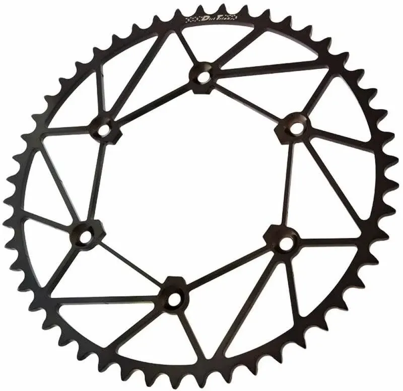 Dirt Tricks KTM-49 D-B Zirconium Rear Sprocket 49 Tooth Diamond Gunmetal Black