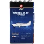 Piper Warrior 151 PA-28-151 Qref Checklist Book