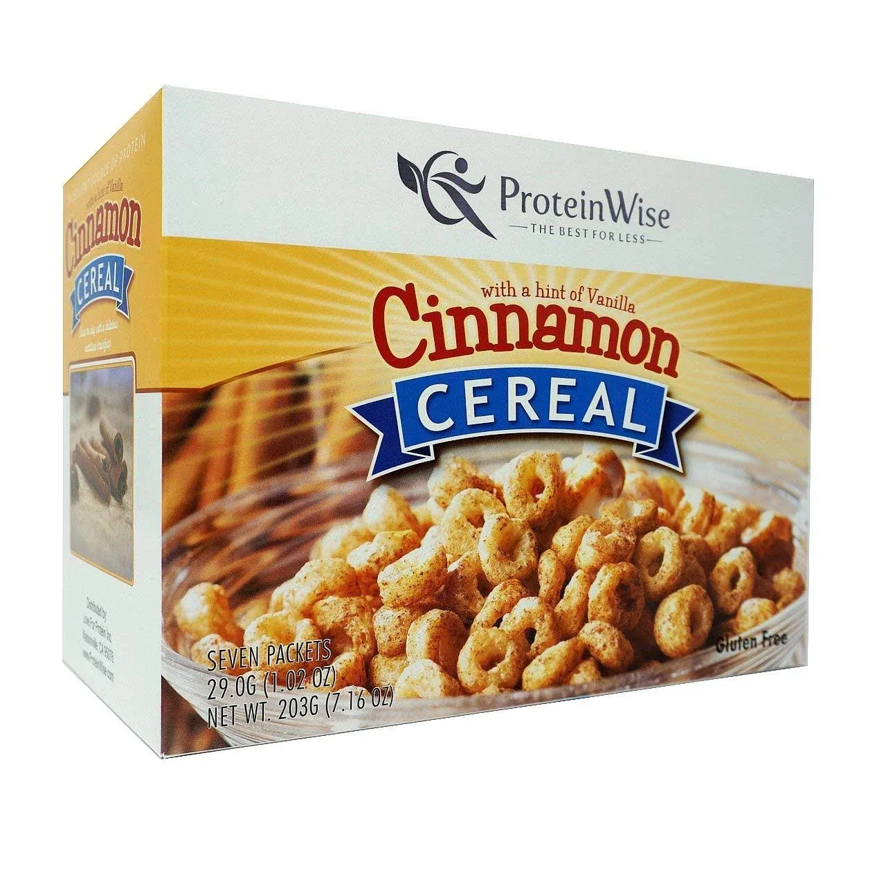 ProteinWise Cinnamon Vanilla Cereal High Protein Healthy Cereal Healthy Diet Low ...