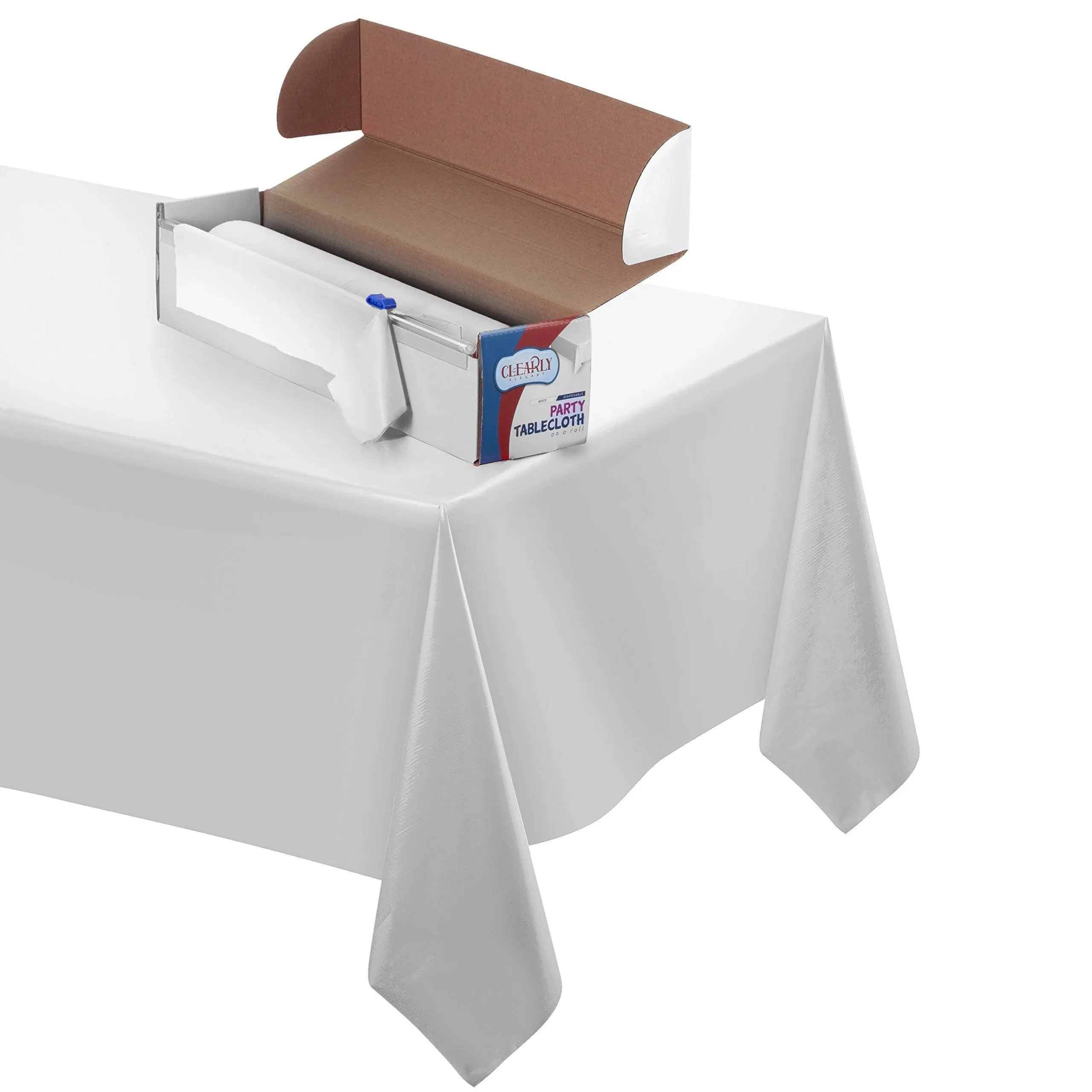 Disposable Table Cover: Durable Plastic Indoor/Outdoor Tablecloth