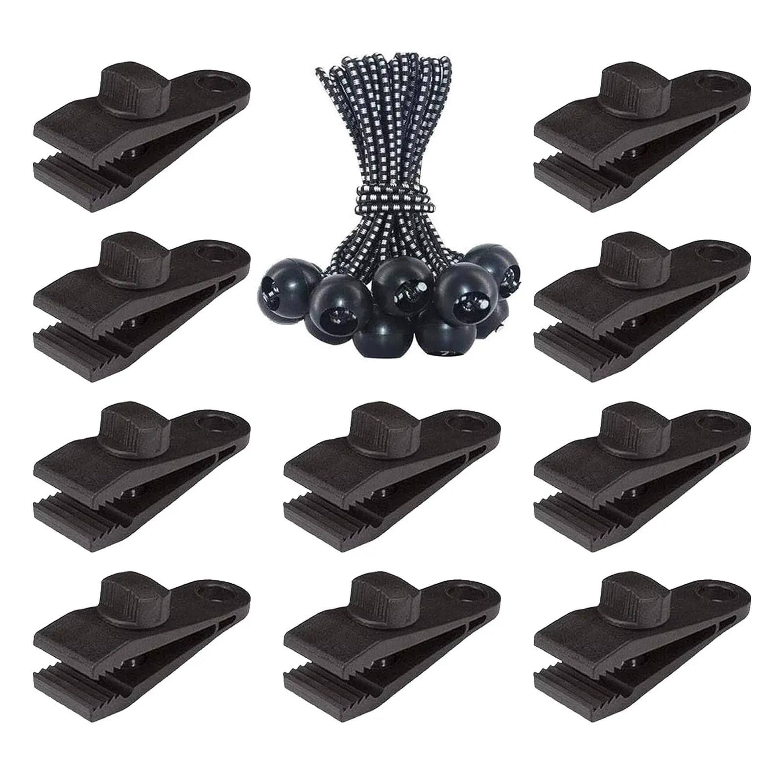 Tarp Clips Heavy Duty Lock Grip And Ball Bungee Cords 20 Pack Tarp Clamp Heavy D