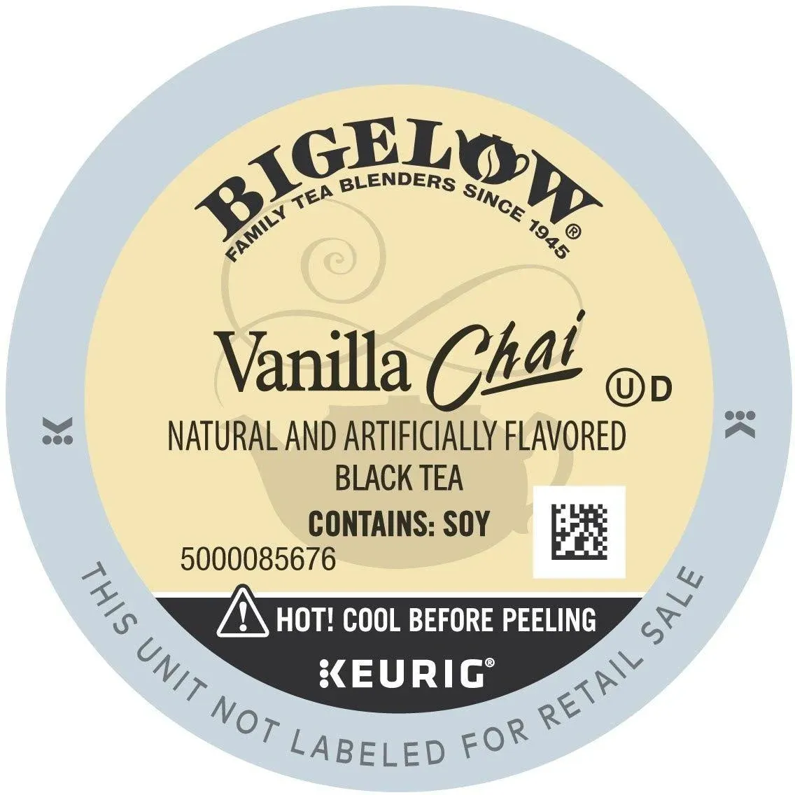 Bigelow Vanilla Chai Black Tea Keurig K-Cup Pods 24-Count