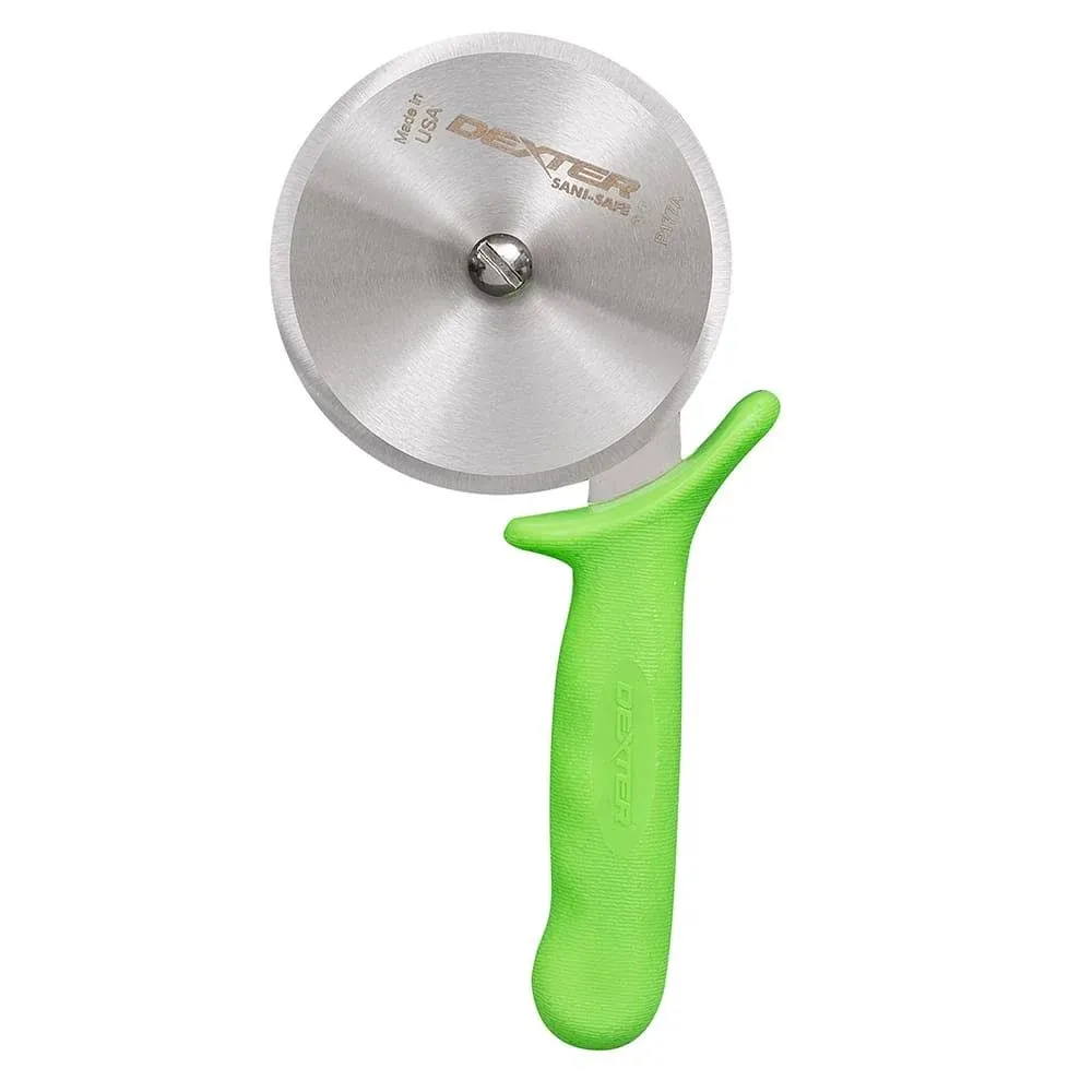 Dexter-Russell-P177AG-PCP 4" Pizza Cutter, Green Handle