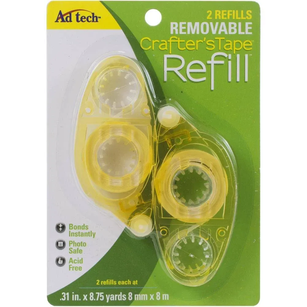 Ad-Tech Crafter's Tape Removable Glue Refill-.31"X315"