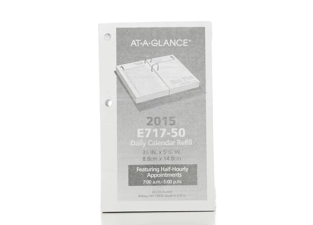 At-a-glance Daily Desk Calendar Refill