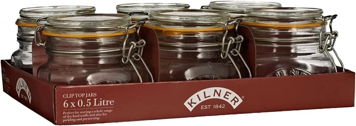 Kilner Clip Top Square Jar