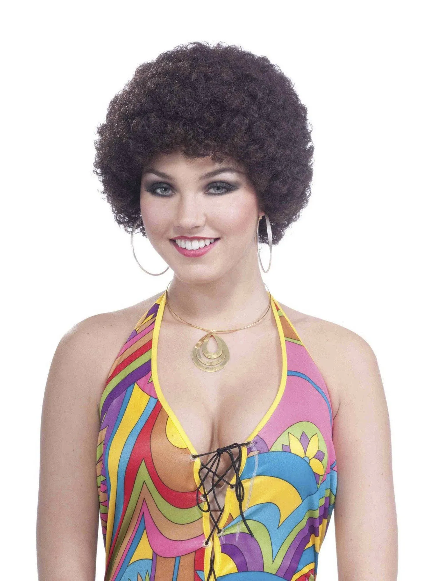 Brown Afro Wig