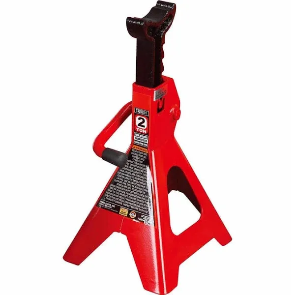 Big Red Jack Stands, 2 Ton / Steel / Red AT42002R