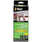 Duck Max Strength Rolled Shrink Film Window Insulation Kit - Clear, XL/Patio Window 84 in. x 120 in.