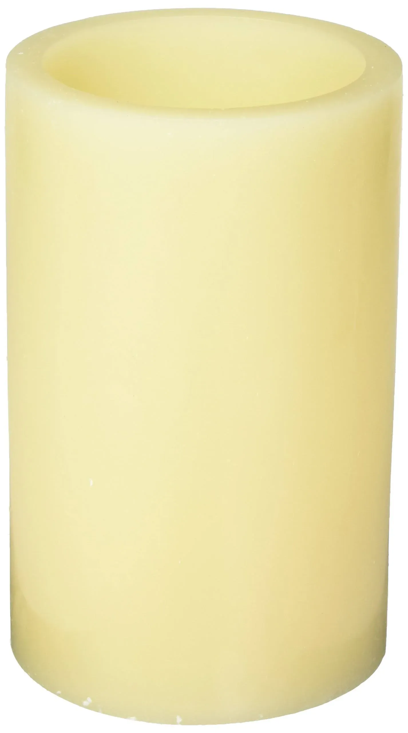 Pacific Accents Flameless Wax Pillar Candle - Ivory