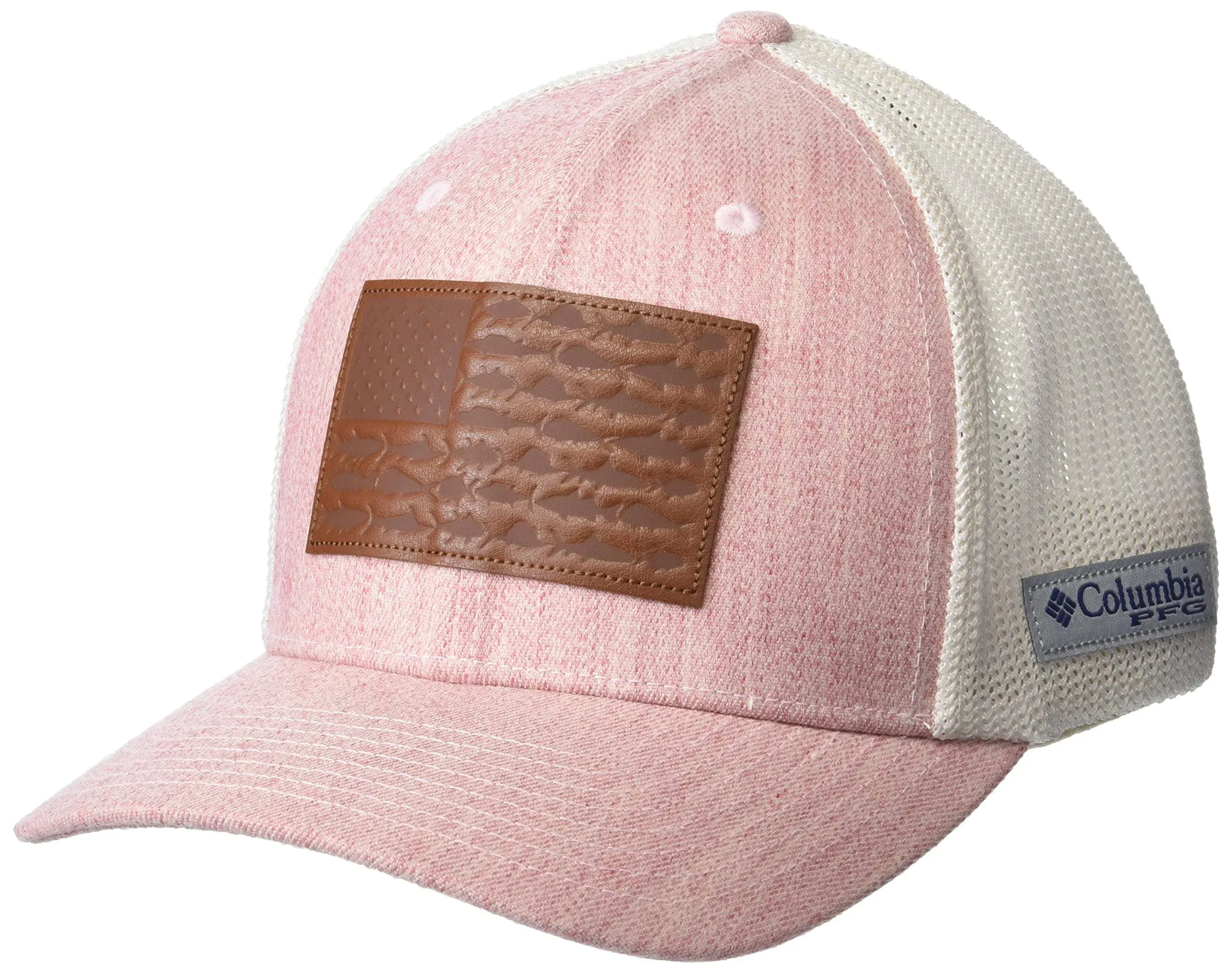 Columbia PFG Leather Fish Flag Mesh Hat L/XL XU0191-683