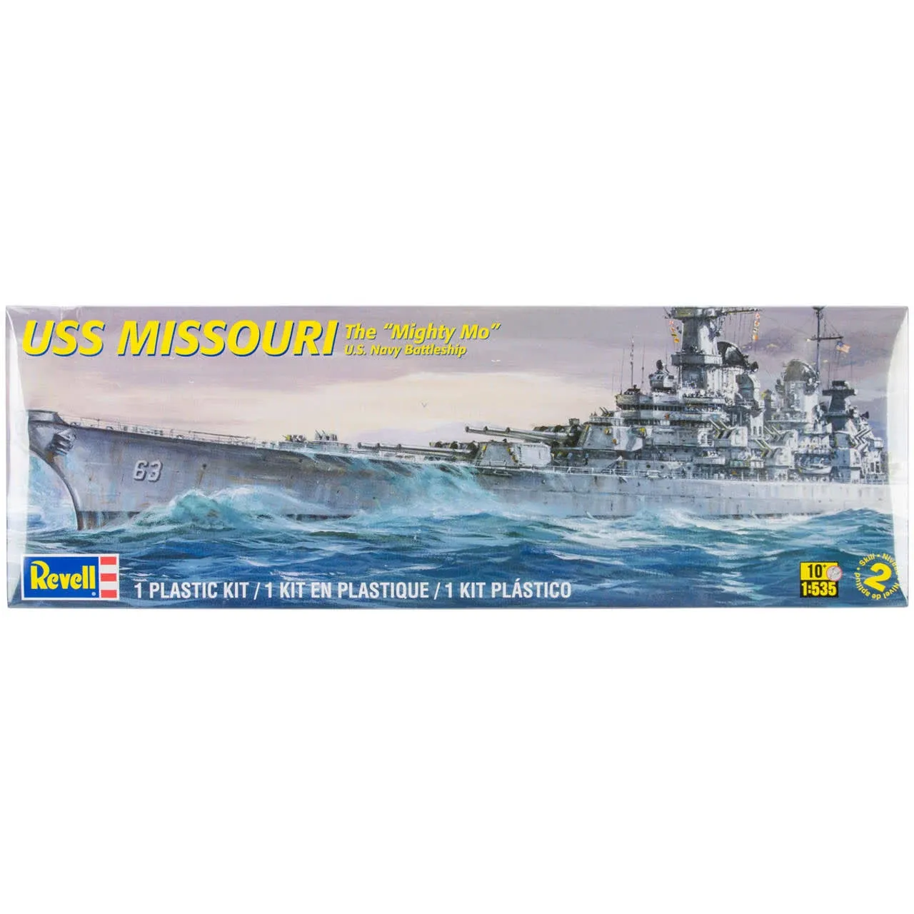 Revell 85-0301 USS Missouri Battleship Scale 1:535 Skill Level 4 Plastic Model Building Kit