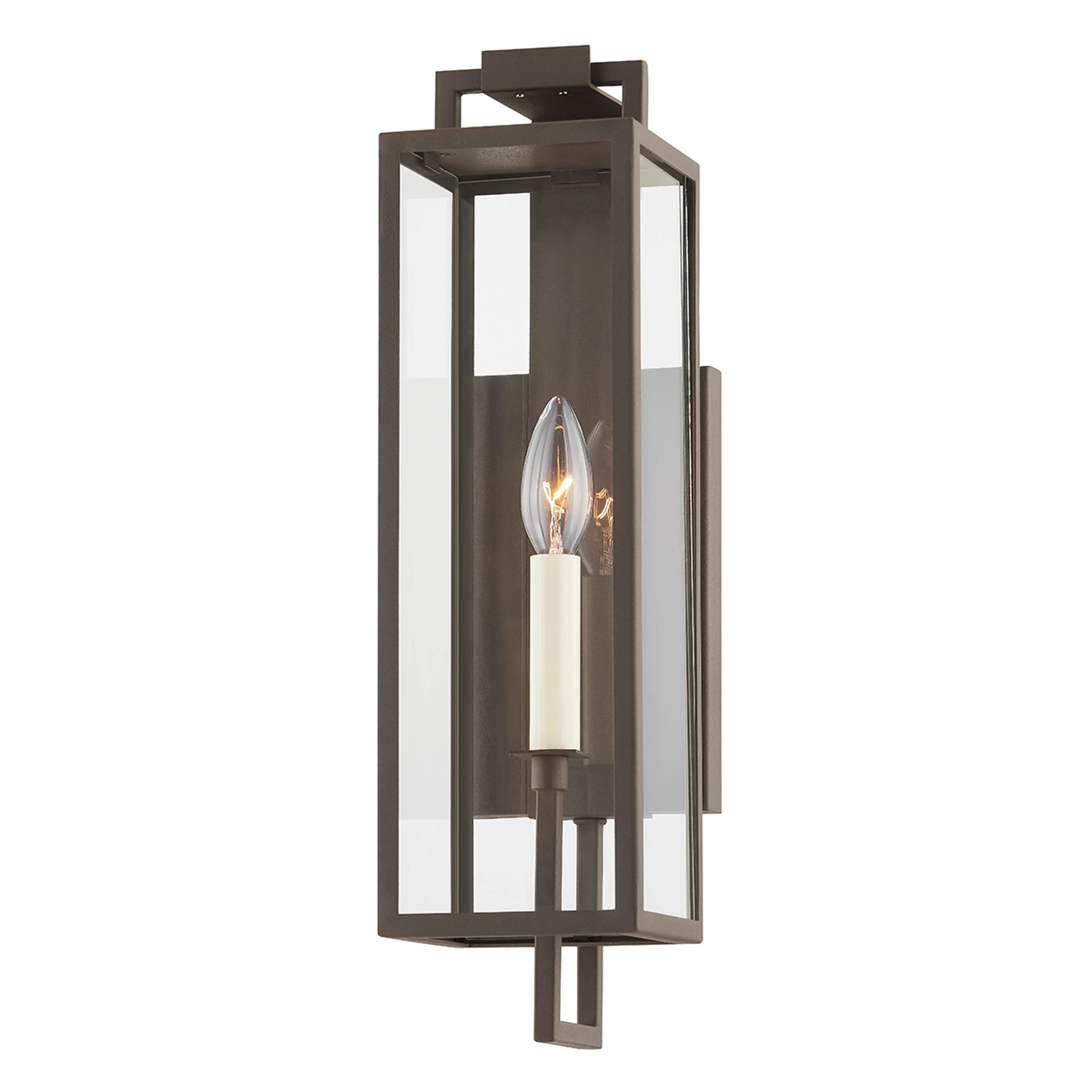 Beckham 16 1/2&quot; High Textured Bronze Outdoor Wall Light | www.lampsplus.com