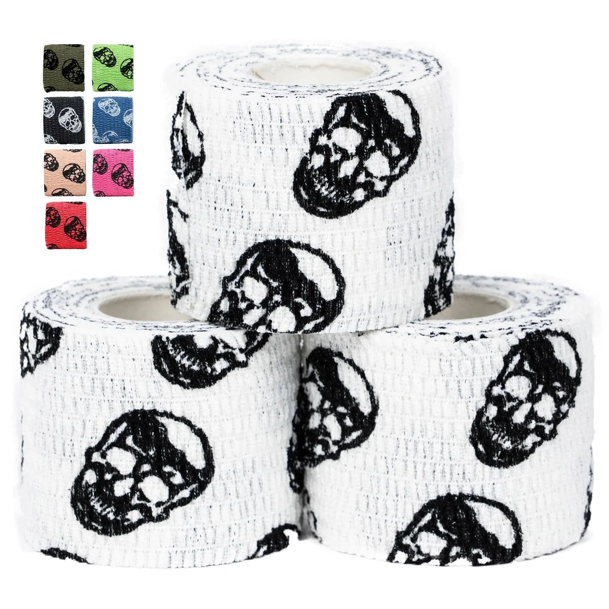 Gymreapers Skull Tape - White