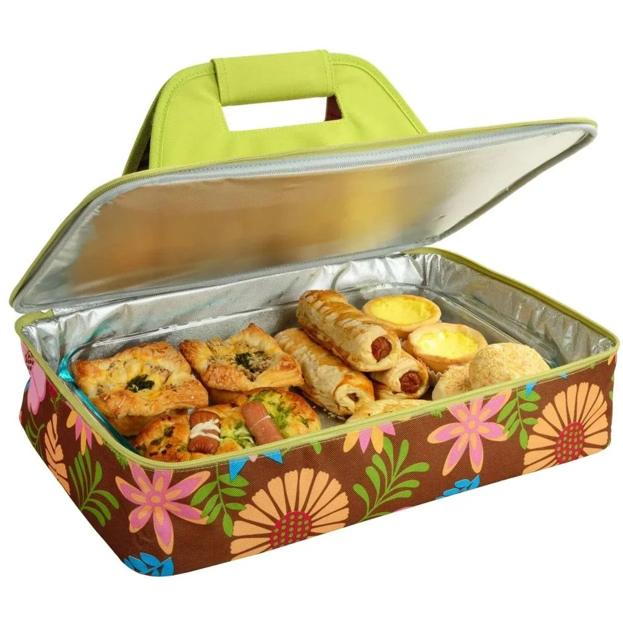 Picnic at Ascot Floral Insulated Casserole Carrier