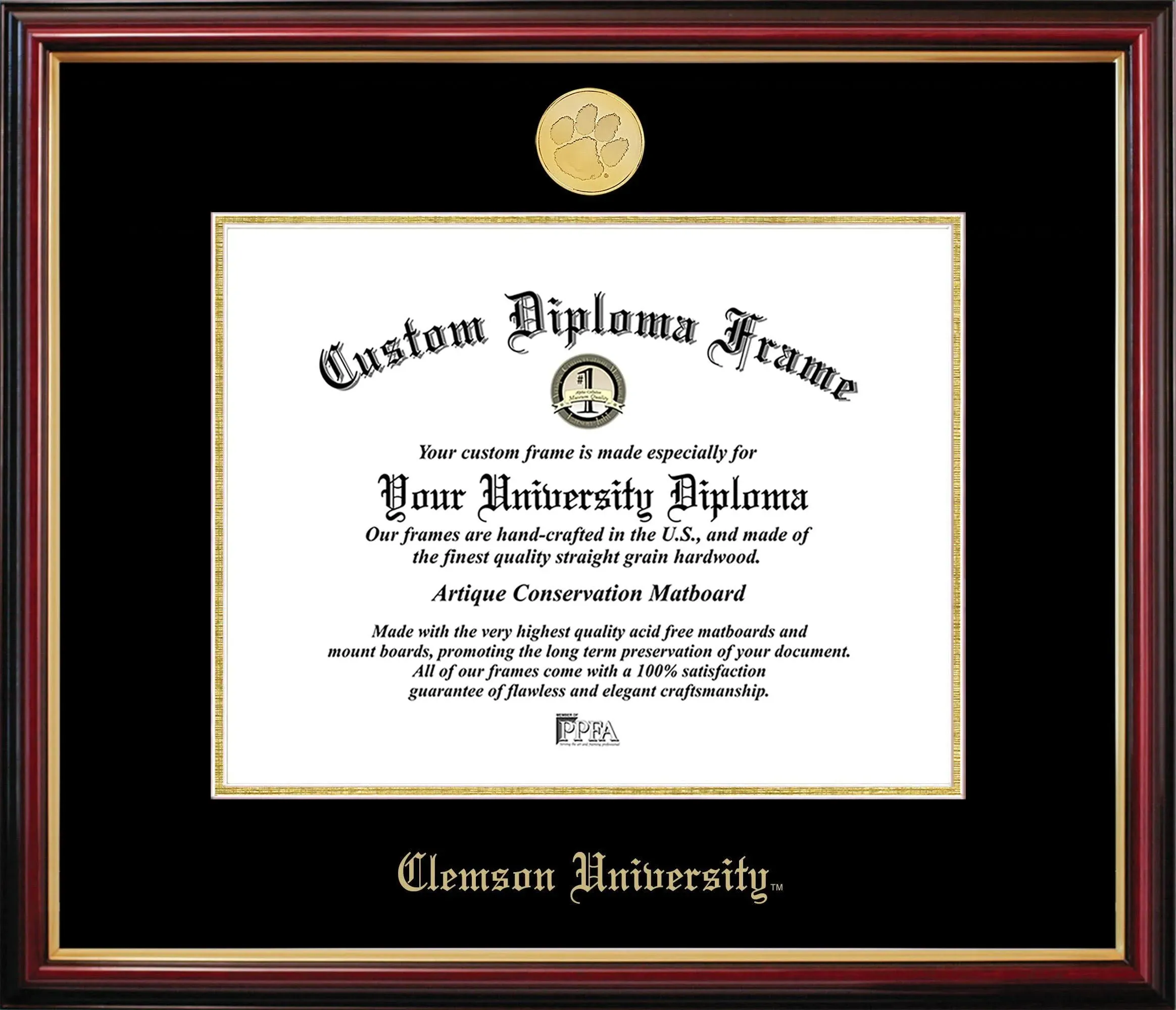 Campus Images Clemson University Petite Diploma Frame