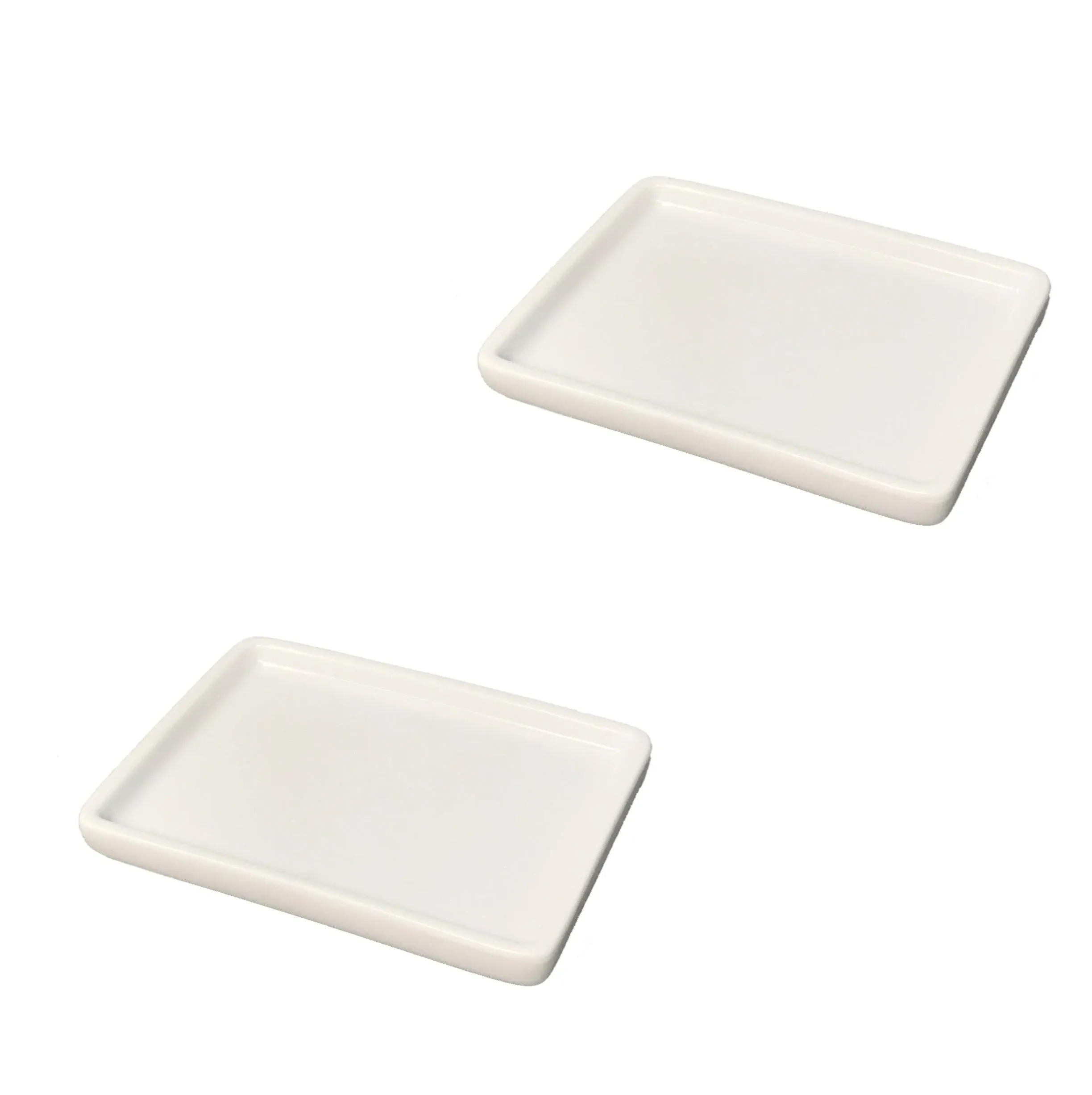 Less Is More Series Sd2p Porcelain Soap Dish Color White 2 Per Pack