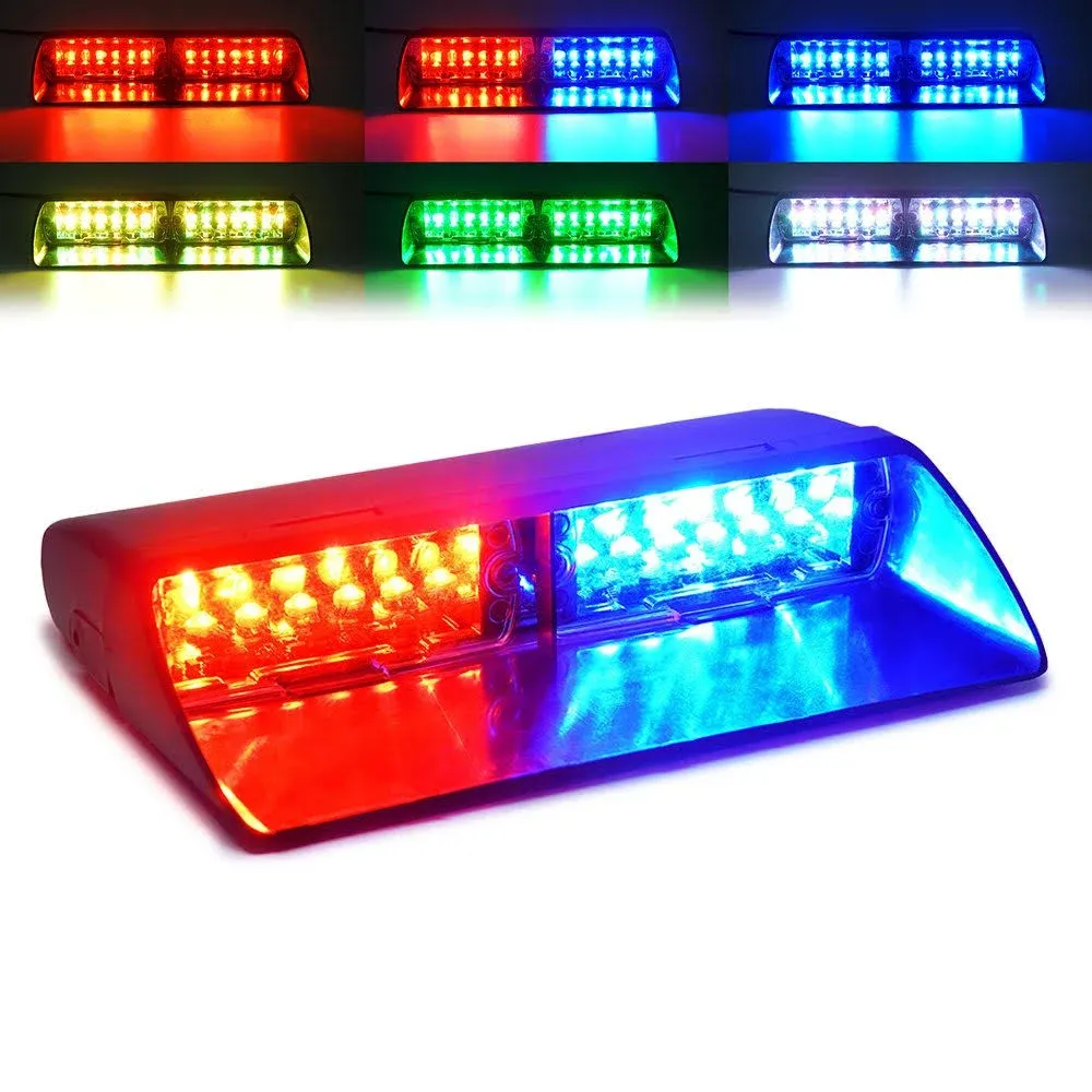 Xprite RGB High Intensity LED Law Enforcement Emergency Hazard Warning Strobe ...