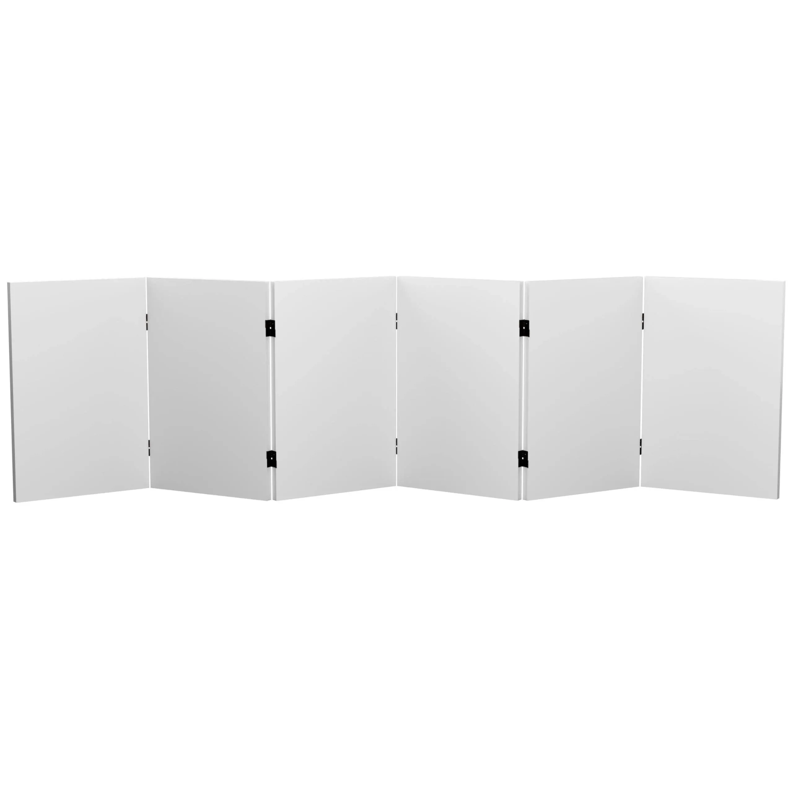 2 ft. Short Do It Yourself Canvas Folding Screen 6 Panel