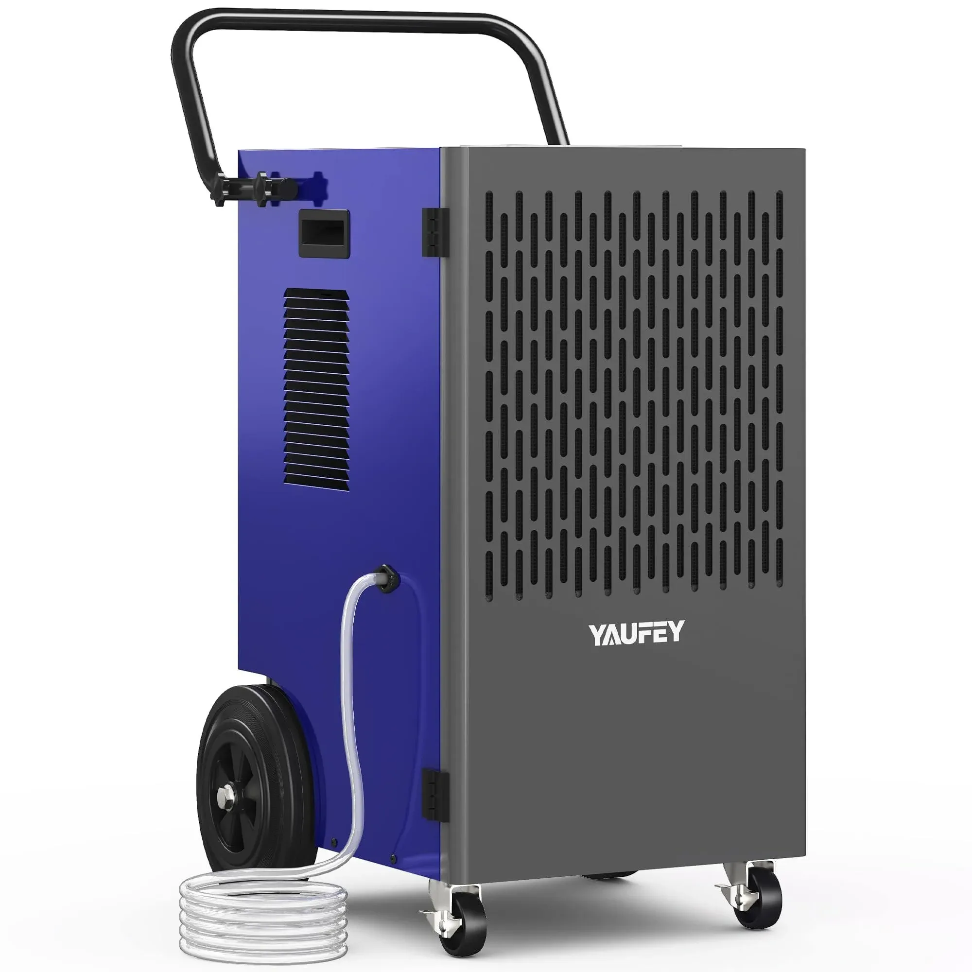 Yaufey 155 Pints Commercial Dehumidifier with Pump, for Basement up to 8000 Sq. Ft, Large Capacity Industrial Dehumidifier for Large Room with Intelligent Humidity Control