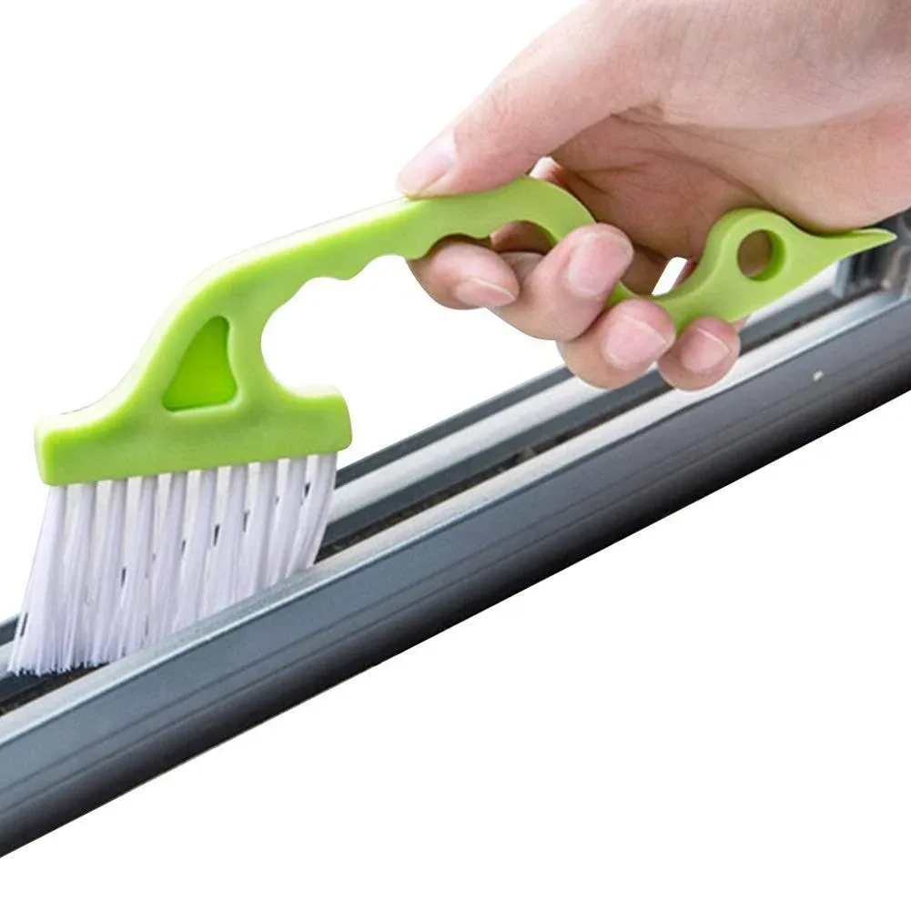 Hand-held Groove Gap Cleaning Tools Door Window Track Kitchen Cleaning Brushes