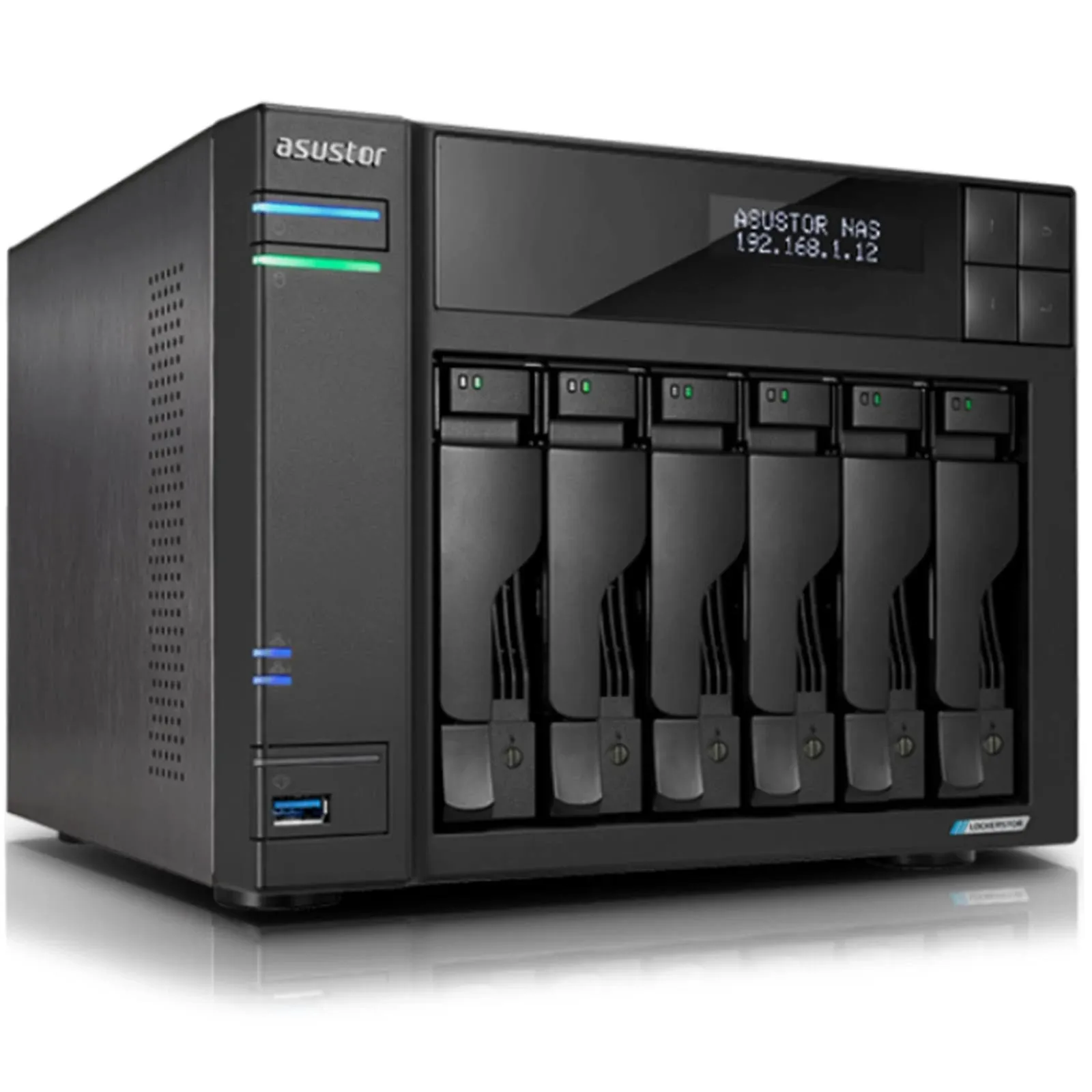 Asustor as6706t 6-Bay NAS Intel Quad Core Upto 2.9 GHz 4x M.2 2280 NVMe Slot