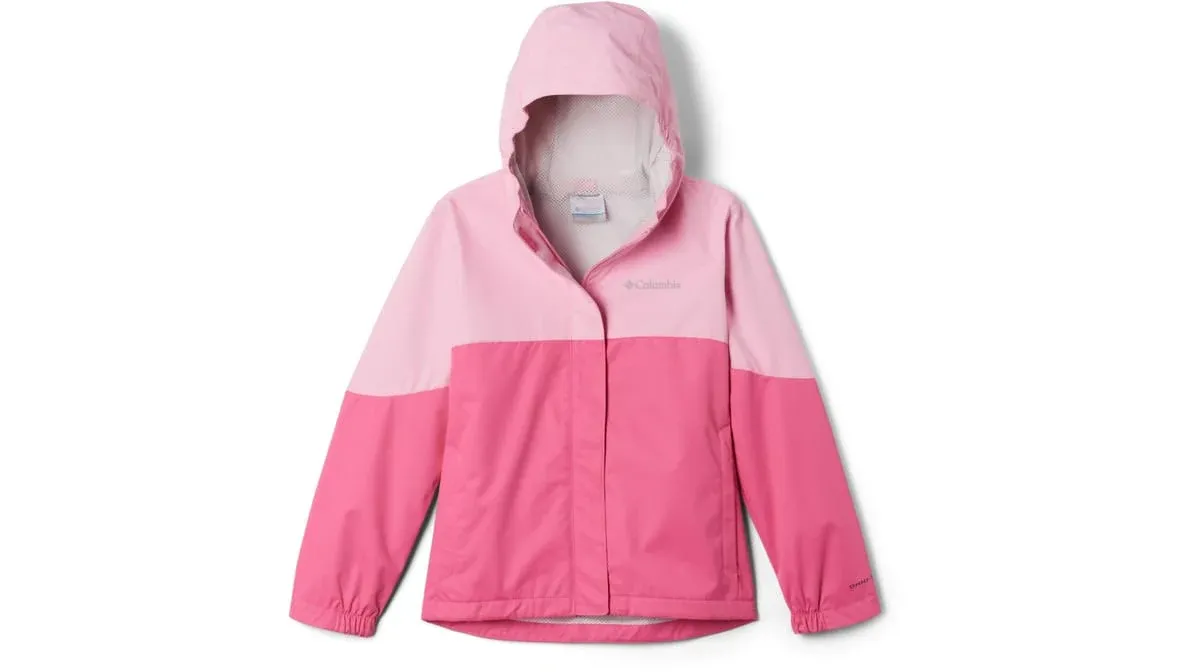 Columbia Girls' Hikebound Jacket, XXS, Wild Rose/Wild Geranium