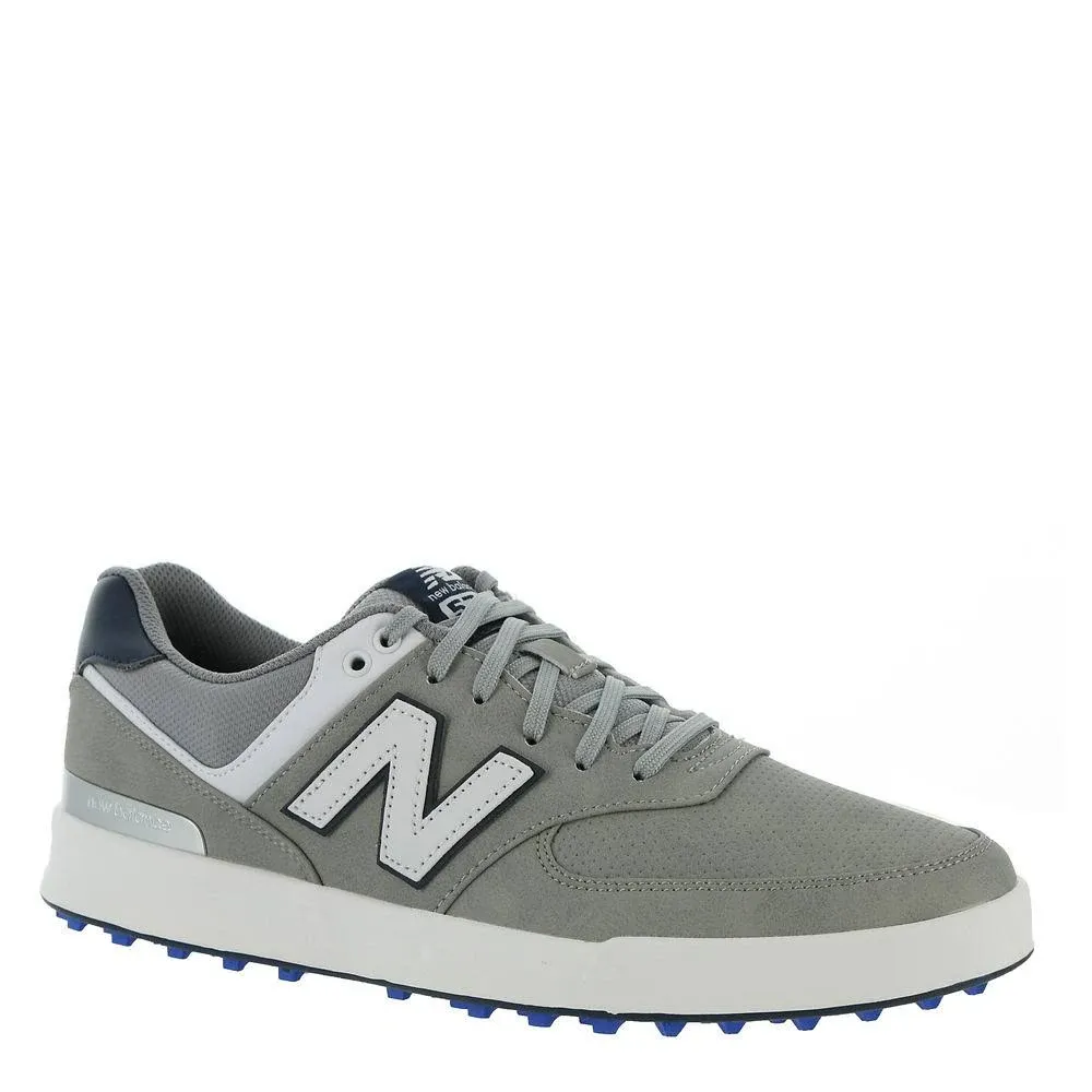 New Balance Men's 574 Greens Golf Shoes - Grey/White (Size 9 Wide)