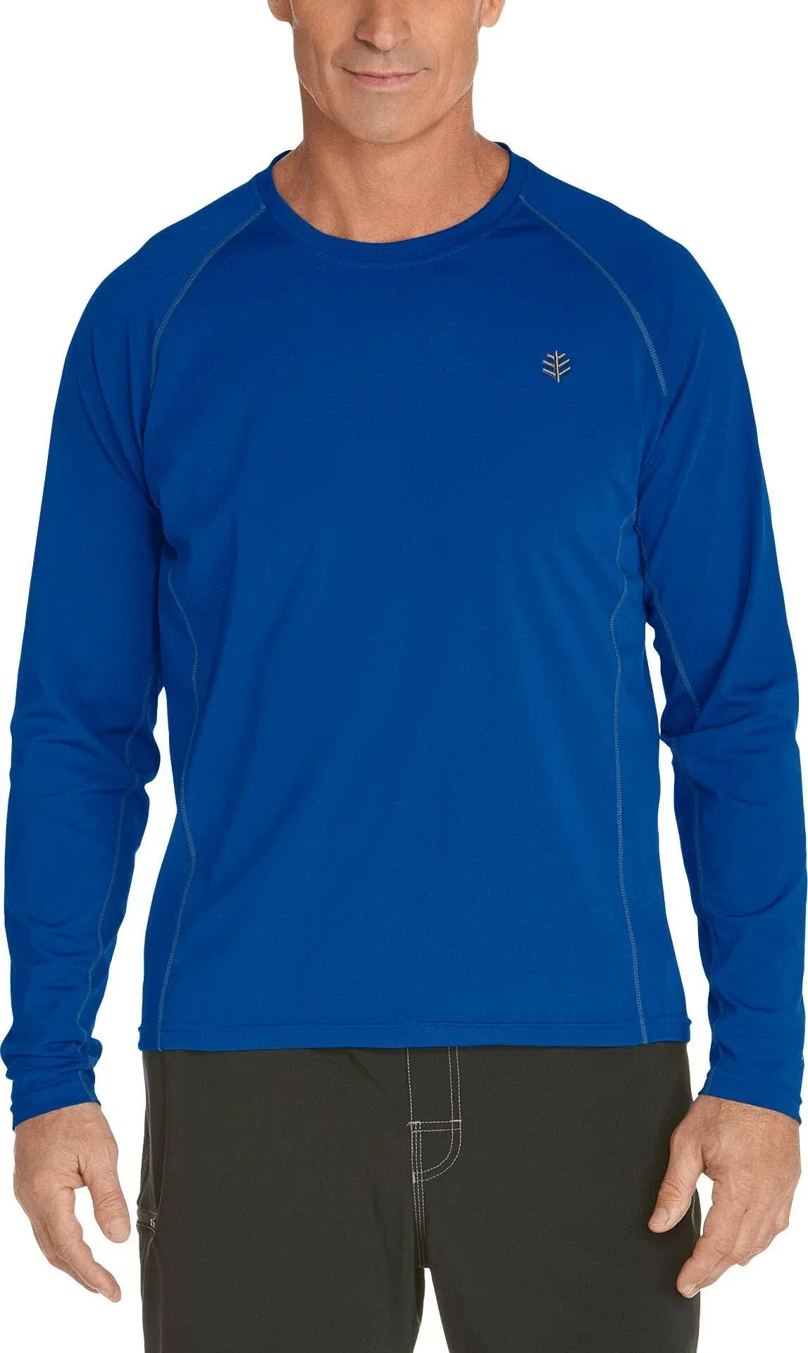 Coolibar Men's Hightide Long Sleeve Swim Shirt