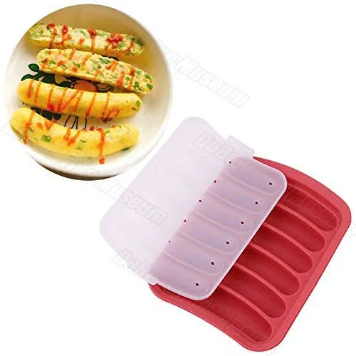 Hengkaising Sausage Silicone Mold DIY Hot Dog Handmade Ham Sausage, Auxiliary ...