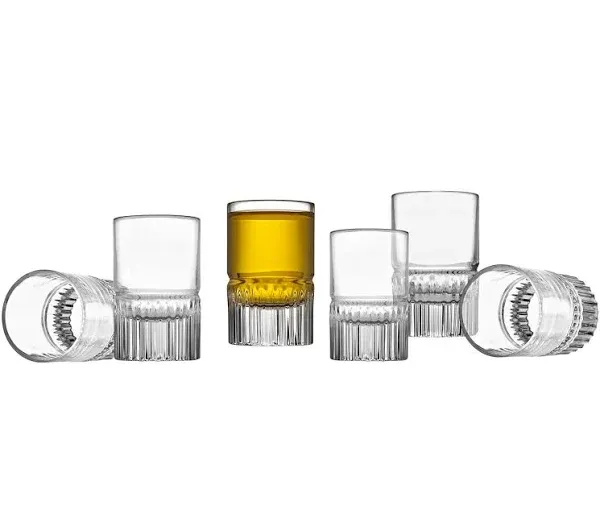 Godinger Shot Glasses Set, Shot Glass Shooters, Set of 6