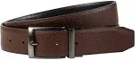 Nike Men's Textured Reversible Belt - Black Brown - Size 40