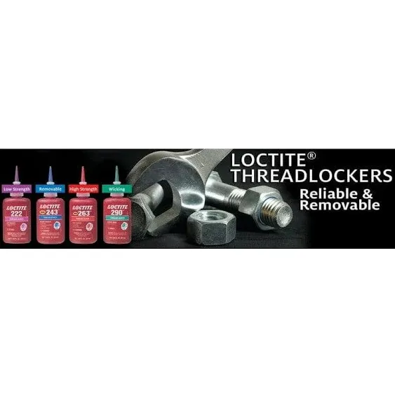 Loctite 242 Medium-Strength Threadlocker 50 ml Blue