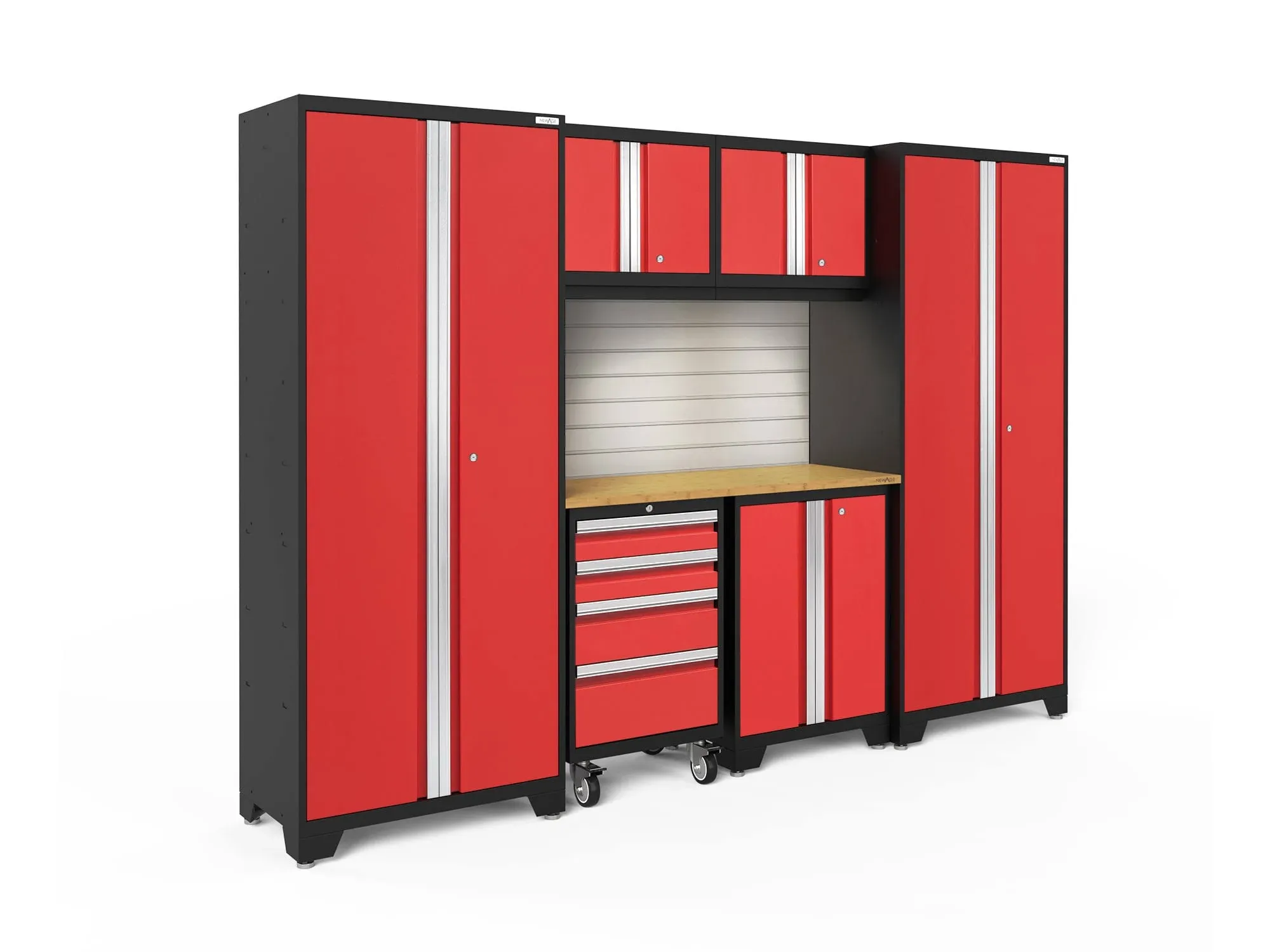 NewAge Products Bold Series 7 Piece Garage Cabinet Set