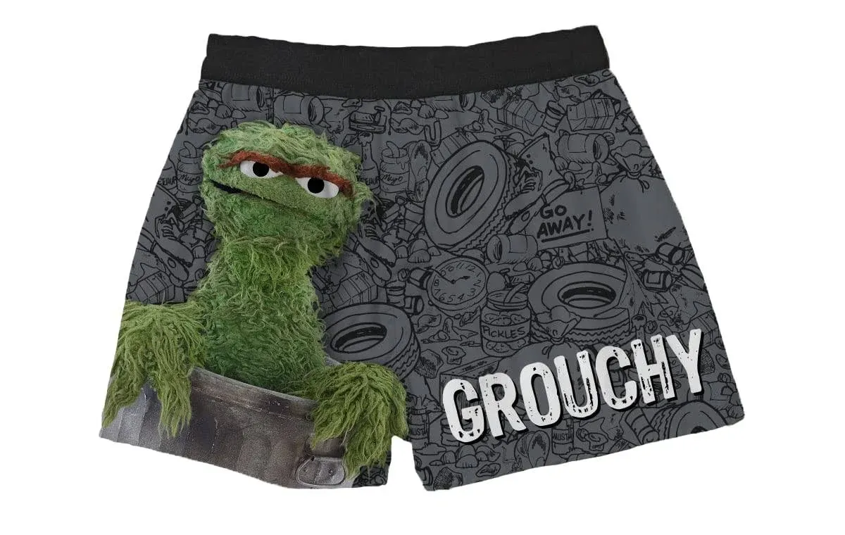 Sesame Street Grouchy Boxer Shorts