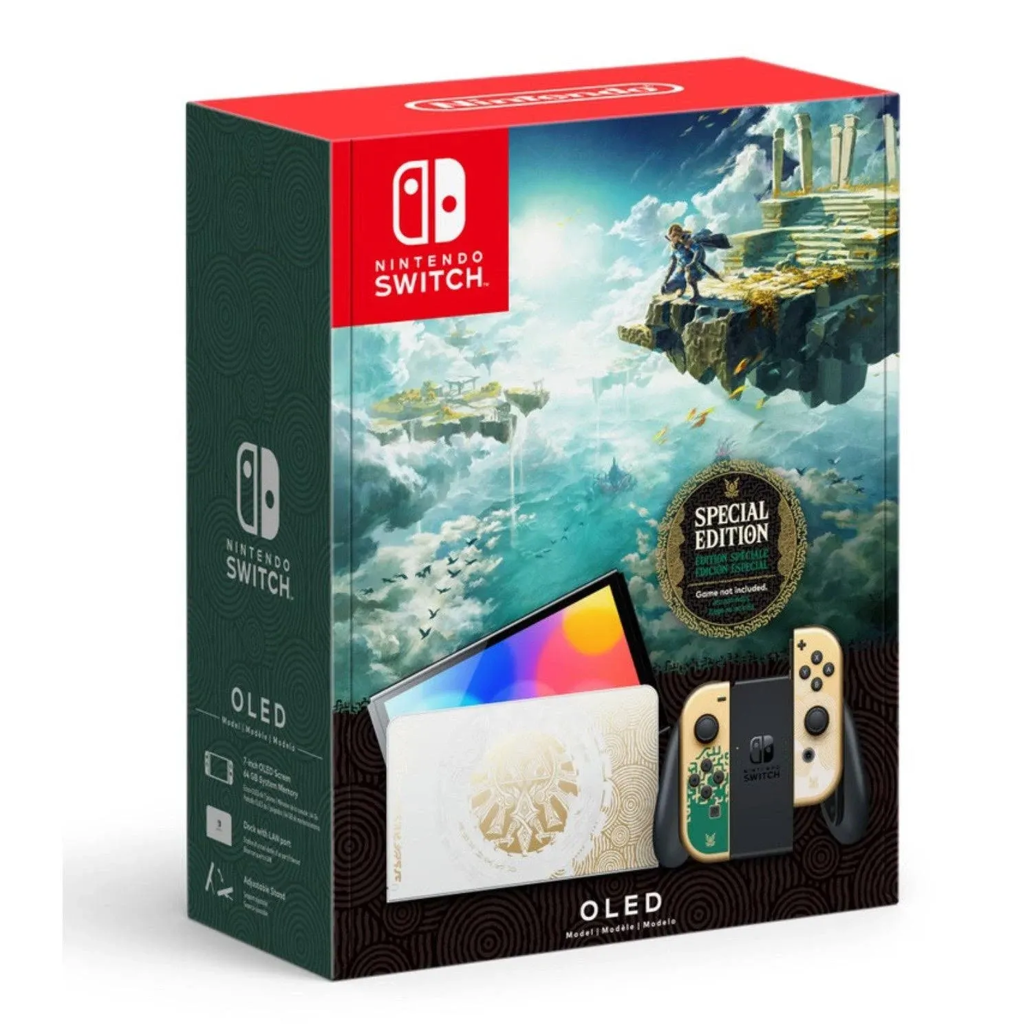 Nintendo Switch OLED Console Legend of Zelda: Tears of the Kingdom Edition