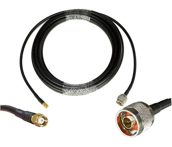 Proxicast SMA Male to N Male Premium 400 Series Low-Loss Coax Cable for 4G LTE