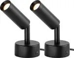 URTOM LED Uplights with Foot Switch - 2 Pack 120V Floor Lamps for Indoor Plant L