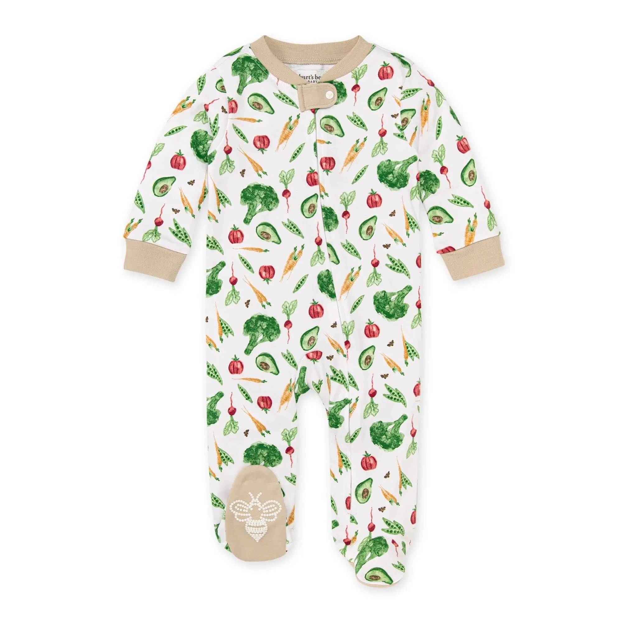 Burt's Bees Baby - Veggie Time Organic Cotton Sleep & Play Size 3-6 Months