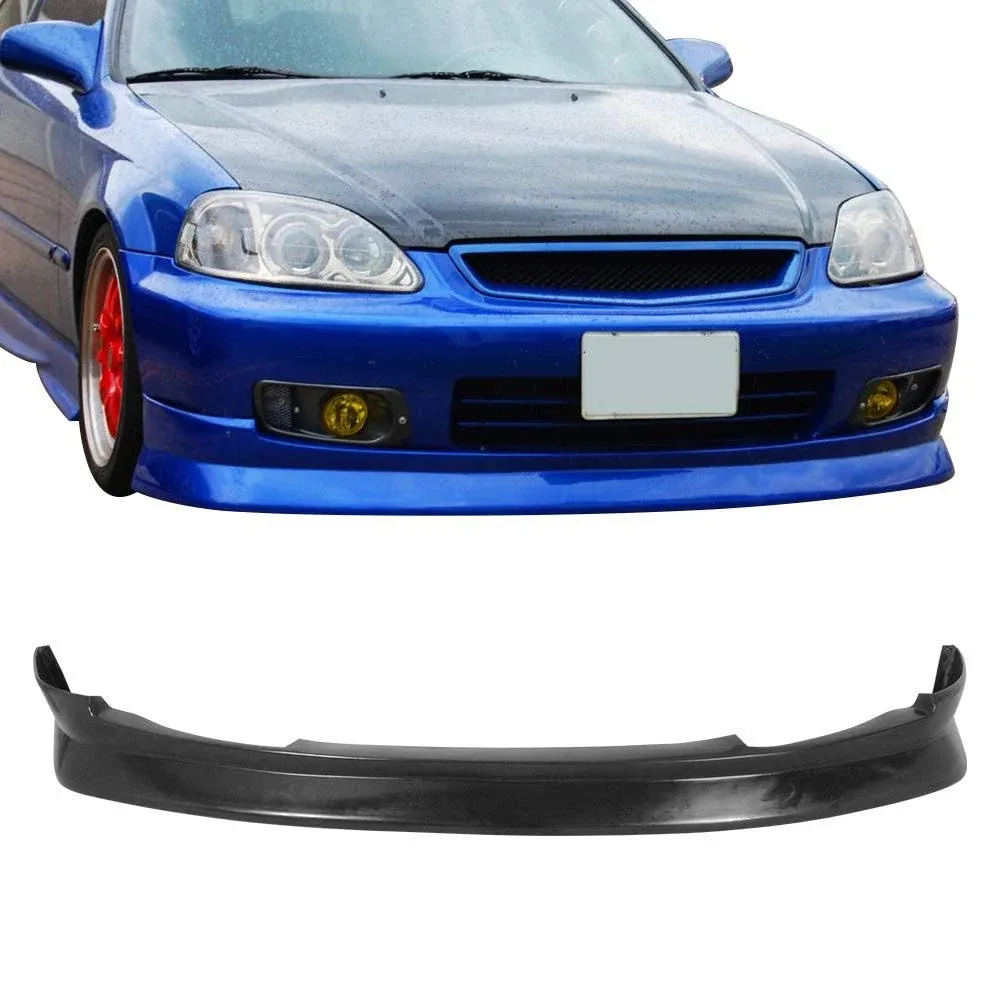 Fits 99-00 Honda Civic EK CS Style Unpainted Front Bumper Lip Spoiler Splitter