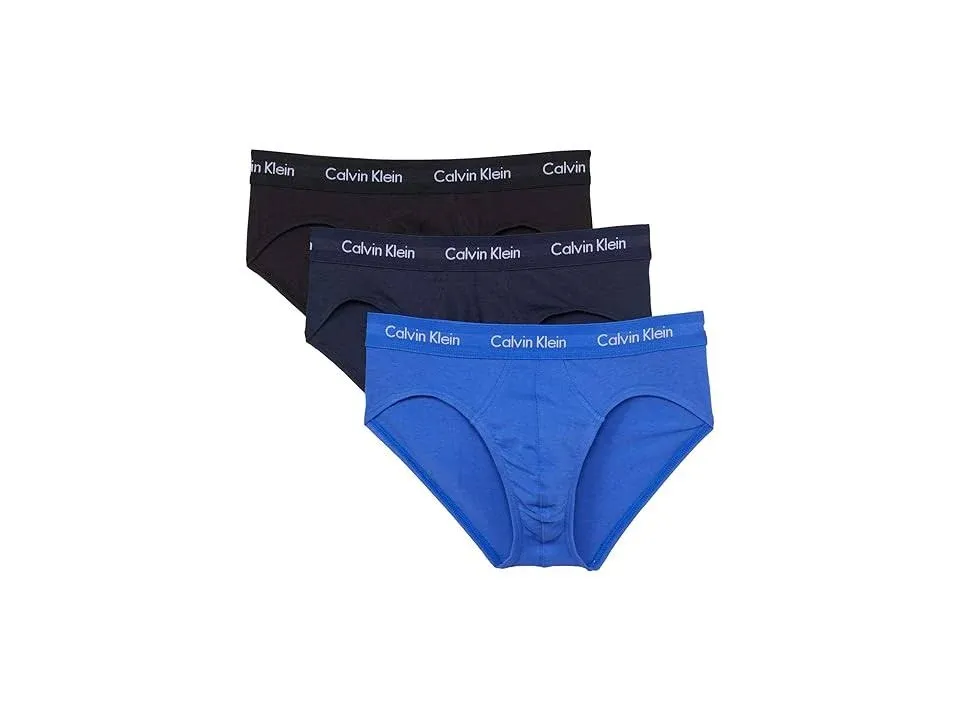 Calvin Klein Men&#039;s Hip Brief XL Cotton Stretch 3-Pack of Underwear