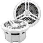 Skar Audio SK65M 6.5" 2-Way Marine Full Range 320 Watt Coaxial Speakers, Pair (White)