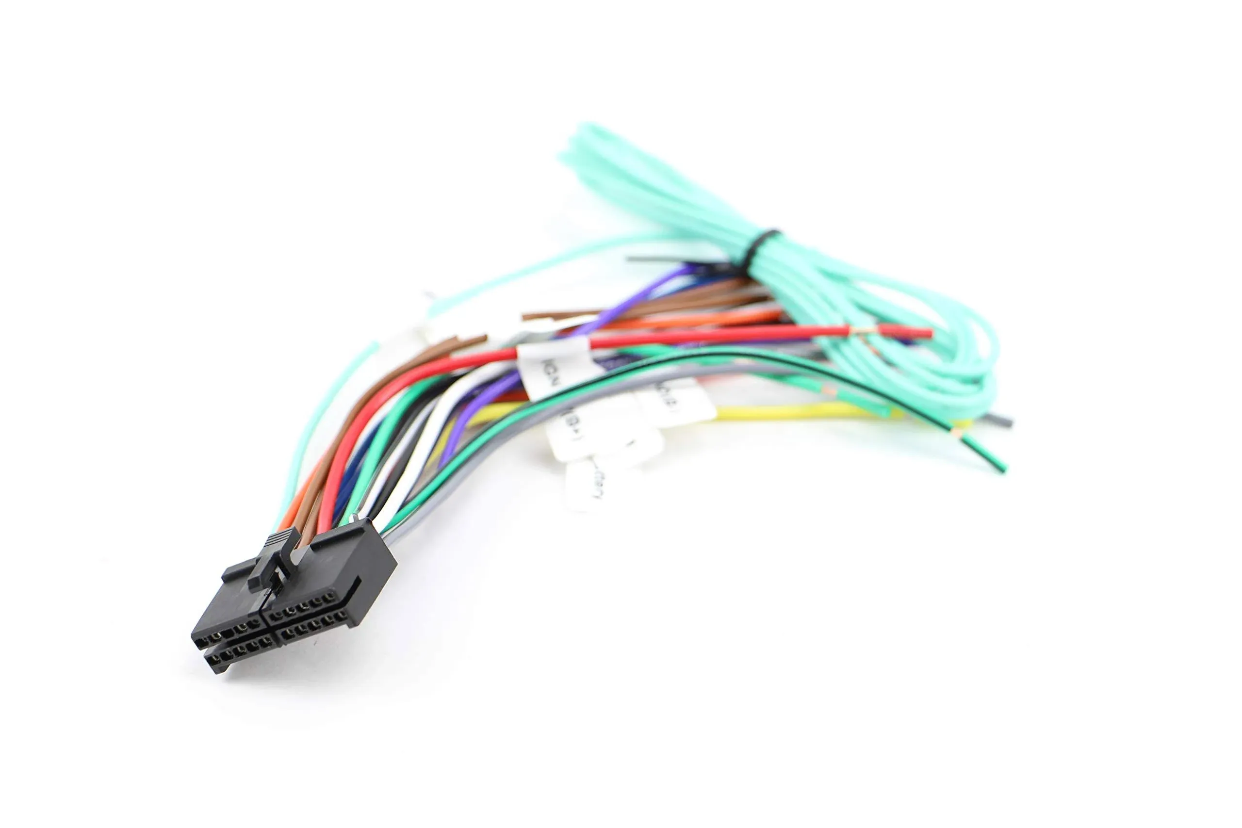 Xtenzi 20 Pin Power Wire Harness Compatible with Dual Xdvd236bt,xdvd1265bt ...