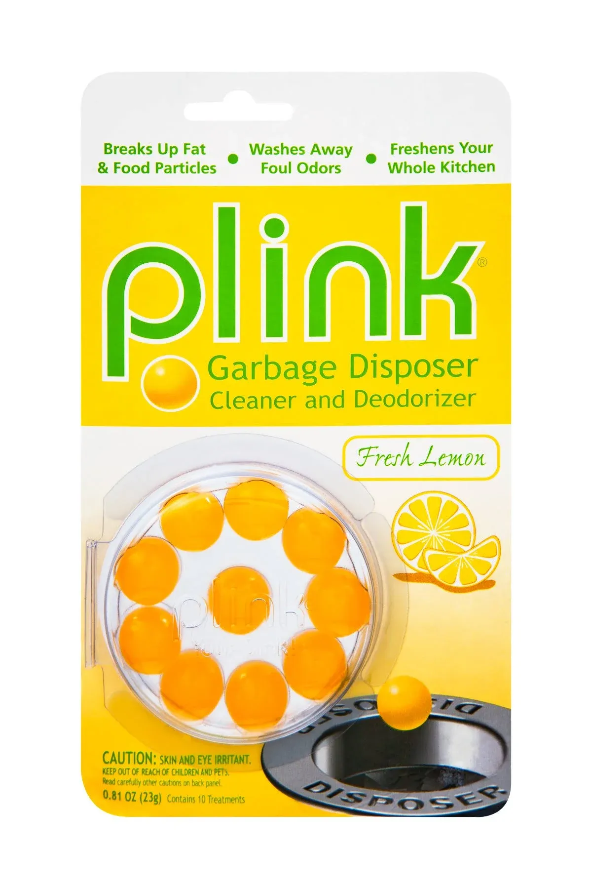 Plink Garbage Disposal Cleaner -Lemon