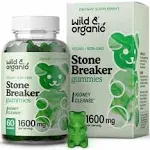 Wild & Organic Stone Breaker Gummies - Natural Chanca Piedra Chewable Health Supplement for Gallbladder Support - May Help with Liver, Kidney, Urinary